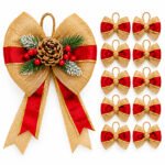 Combo Navideño x 11 Unid. Rustico Rojo Pino